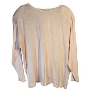 Valerie Stevens II Blush Pink Jacquard Top | Sz 2X NWT 0366